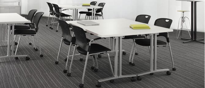 Office World tables - Herman Miller Everywhere Tables for Education